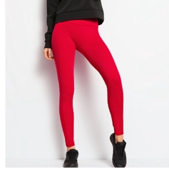 Victoria’s Secret Knockout Leggings Lacey Red - Picture 1 of 4